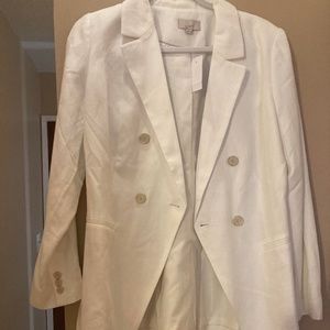 LOFT linen blazer Sz8